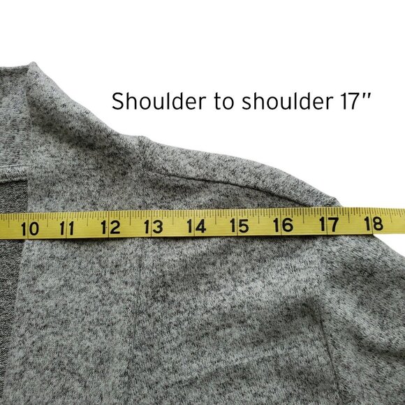 Marika NWT Soft Long Open Cardigan Tie Waist Yoga Wrap Heather Seafoam Green L - Picture 13 of 15